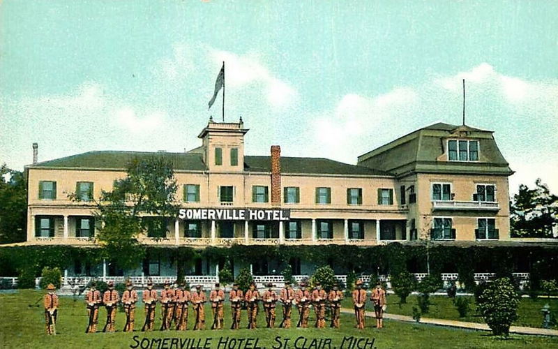 Somerville Hotel - 1908 Postcard (newer photo)